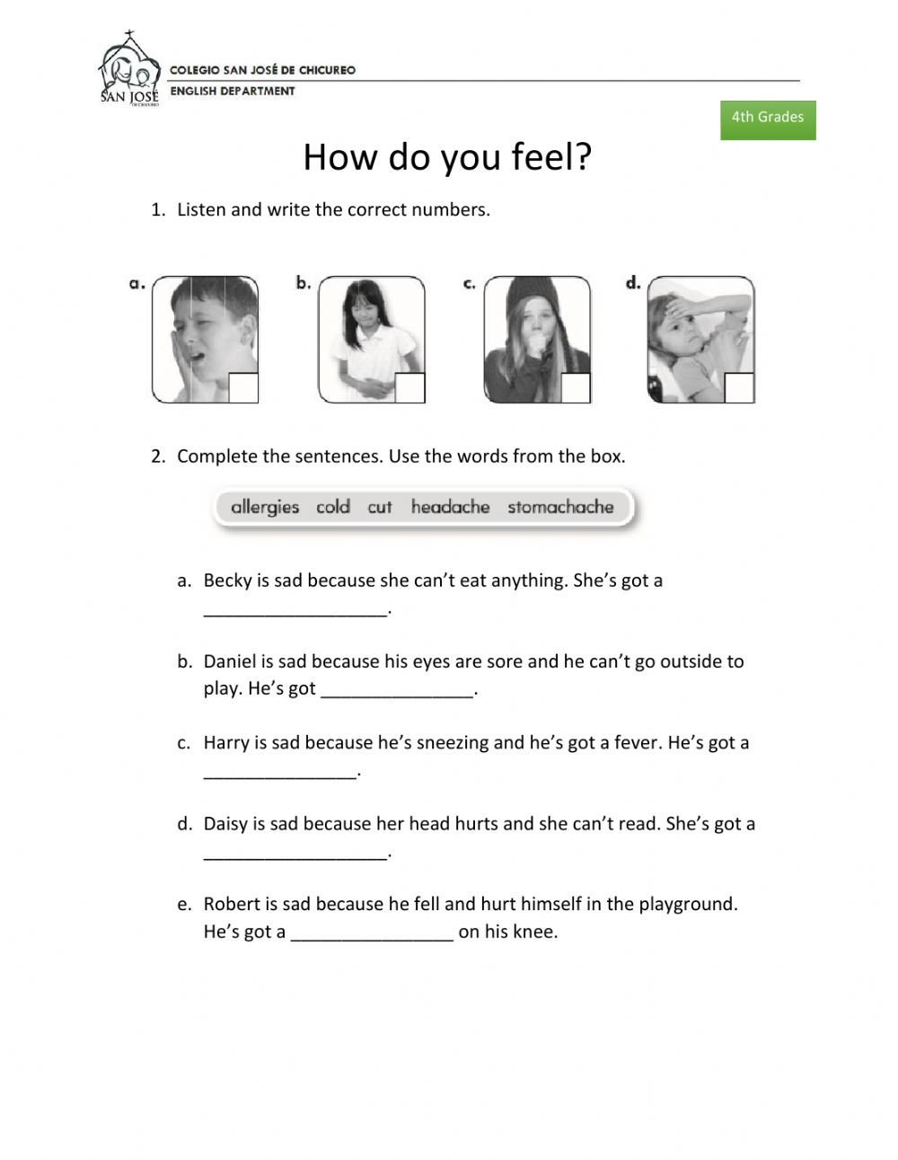 20 4th Grade Health Worksheets Worksheet For Kids