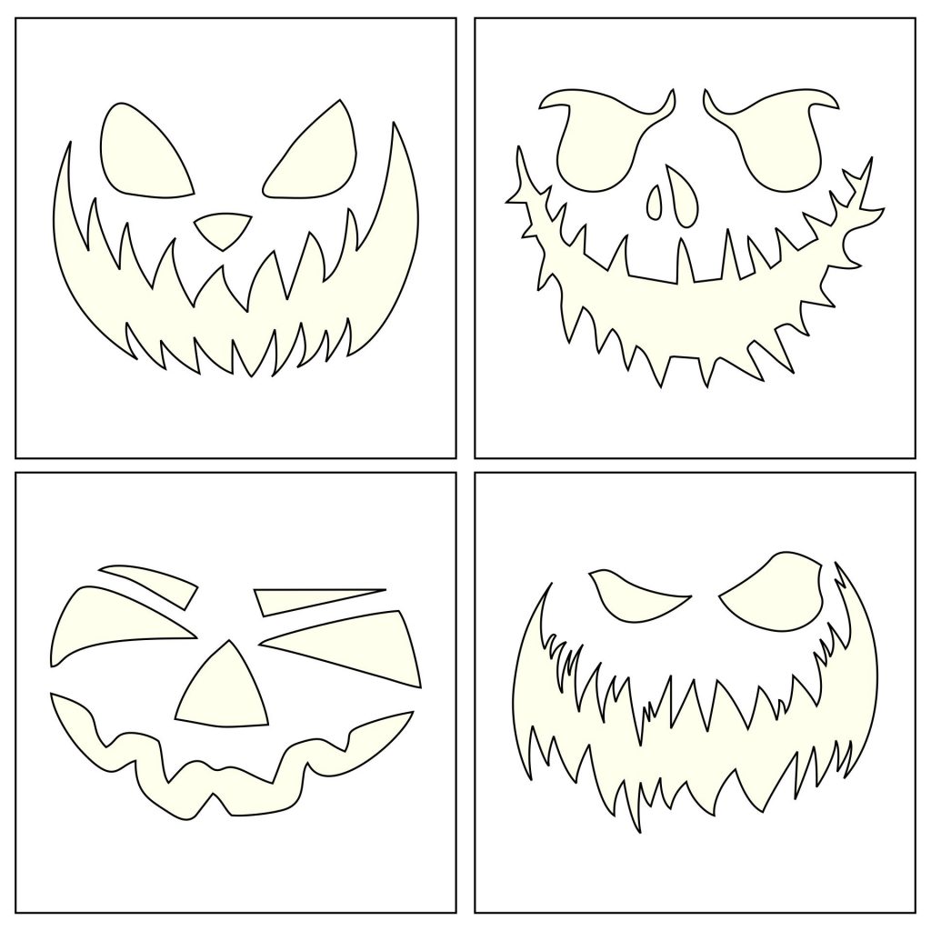 4 Best Free Printable Halloween Stencils Cut Out