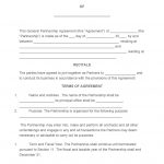 40 FREE Partnership Agreement Templates Business General
