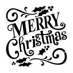 7 Best Merry Christmas Free Printable Stencil Printablee