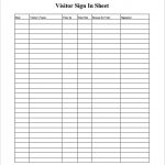 7 Free Sign In Sheet Templates Word Excel PDF Formats