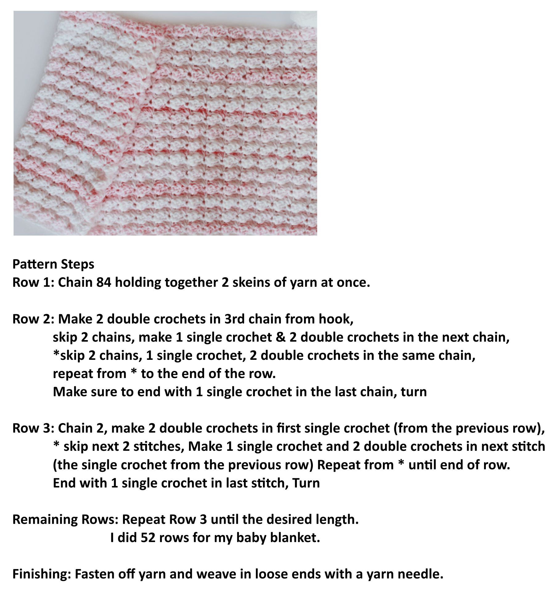 8 Best Free Printable Baby Crochet Patterns Printablee
