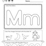 8 Letter M Sound Worksheet Preschool Letter M