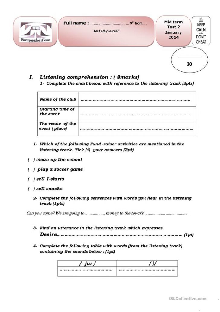 9Th Grade English Worksheets Free Printable | AlphabetWorksheetsFree.com