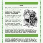 A Christmas Carol Chapter 1 Worksheet From A Christmas Carol Worksheets Printable
