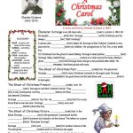 A Christmas Carol Summary Cloze English ESL Worksheets  From Christmas Cloze Worksheet Answers