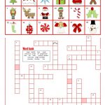 A Christmas Crossword With Word Bank English ESL  From Free Christmas Crossword Puzzles Worksheets
