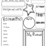 All About Me Activity Sheet By Ernie And Bird All About