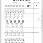 Amazing Printable Worksheet For Kids About Count And Tally