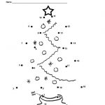 An Easy Free Printable Snowman Dot To Dot For Christmas From Christmas Dot To Dot Worksheets