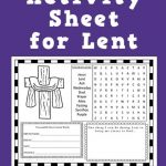 Ash Wednesday Or Lent Activity Page Printable Real Life