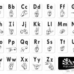 ASL Alphabet Chart Free Printable Alphabet Chart In