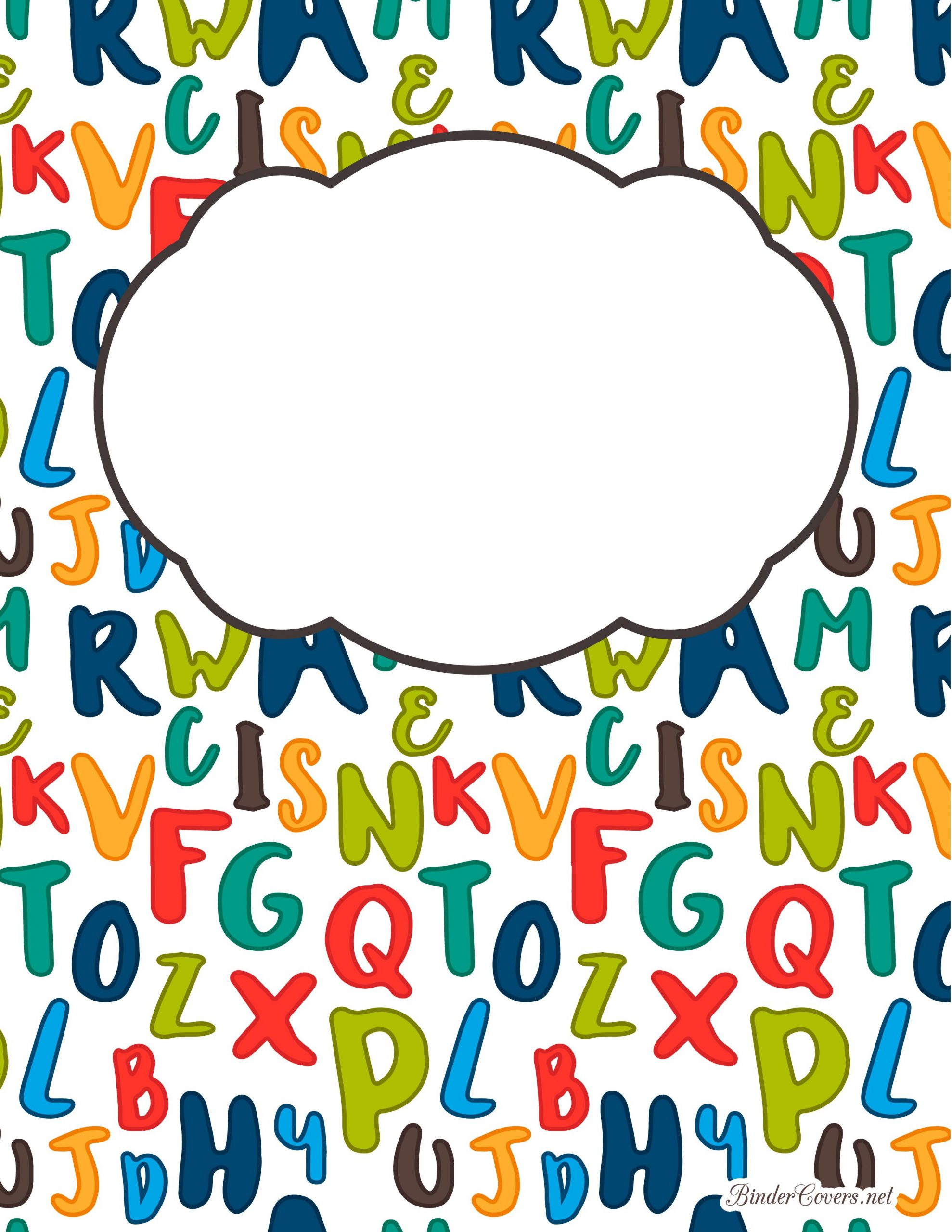 Binder Cover Templates School Binder Covers Binder 