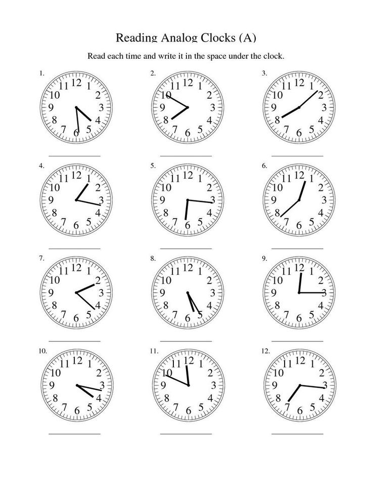 Blank Clock Worksheet Reading Analog Clocks 001 Time
