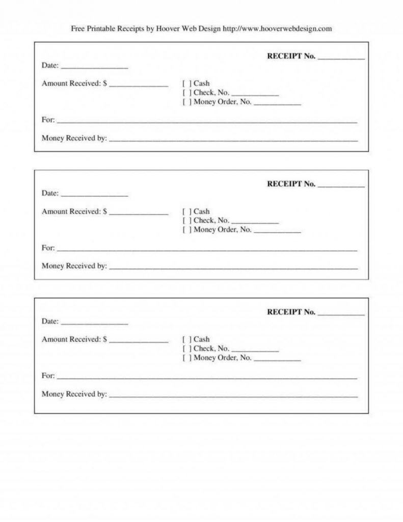 Free Printable Receipts | AlphabetWorksheetsFree.com