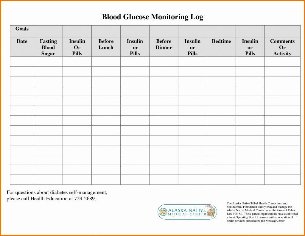 Blood Glucose Chart Printable Template Business PSD