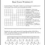 Brain Teasers For Kids Worksheet 5 Free To Print PDF