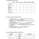 Business Vocabulary Worksheet Free ESL Printable