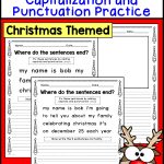 Christmas Capitalization And Punctuation Practice  From Christmas Punctuation Worksheets