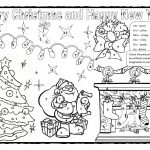 Christmas Colouring 2 English ESL Worksheets For  From Esl Christmas Coloring Worksheets