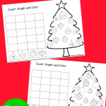 Christmas Graphs Children Can Count And Color Christmas  From Kindergarten Christmas Graphing Worksheets
