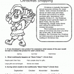 Christmas Language Arts Worksheets From Christmas Themed Language Arts Worksheets