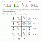 Christmas Math Worksheets From Christmas Maths Worksheets Year 6