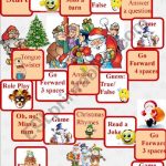 Christmas Party Board Game ESL Worksheet By Elfelena From Christmas Party Worksheets