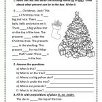 Christmas Reading Comprehension Worksheets Christmas Tree  From Free Printable Christmas Reading Comprehension Worksheets