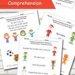 Christmas Reading Comprehension Worksheets For  From Christmas Reading Worksheets For Kindergarten