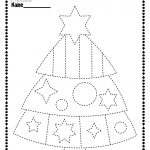 Christmas Trace And Color Pages Fine Motor Skills Pre  From Christmas Fine Motor Worksheets