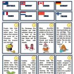 Christmas Traditions Around The World English ESL  From Christmas Around The World Worksheets For Kindergarten