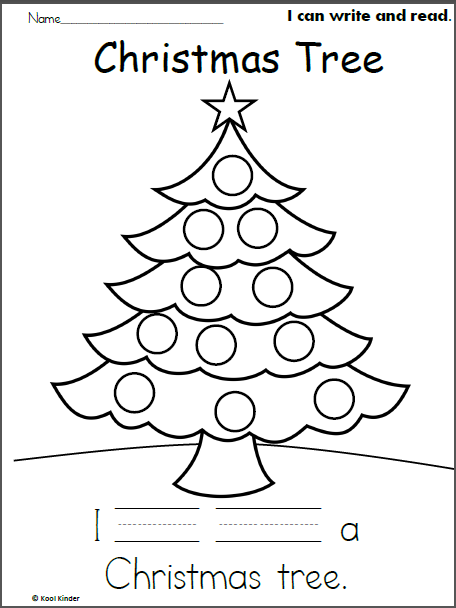 Christmas Tree Read And Write Made By Teachers