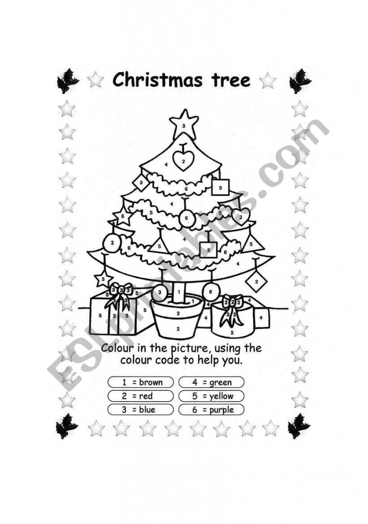 Christmas Tree Worksheet Christmas Worksheets Christmas 