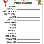 Christmas Worksheet Word Scramble Landeelu From Christmas Word Scramble Printable Worksheets