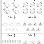 Coloring Fractions 5 Worksheets Fractions Worksheets