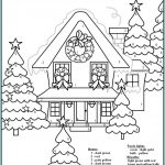 Coloring Pages Christmas Color By Number Christmas  From Christmas Color By Number Worksheets