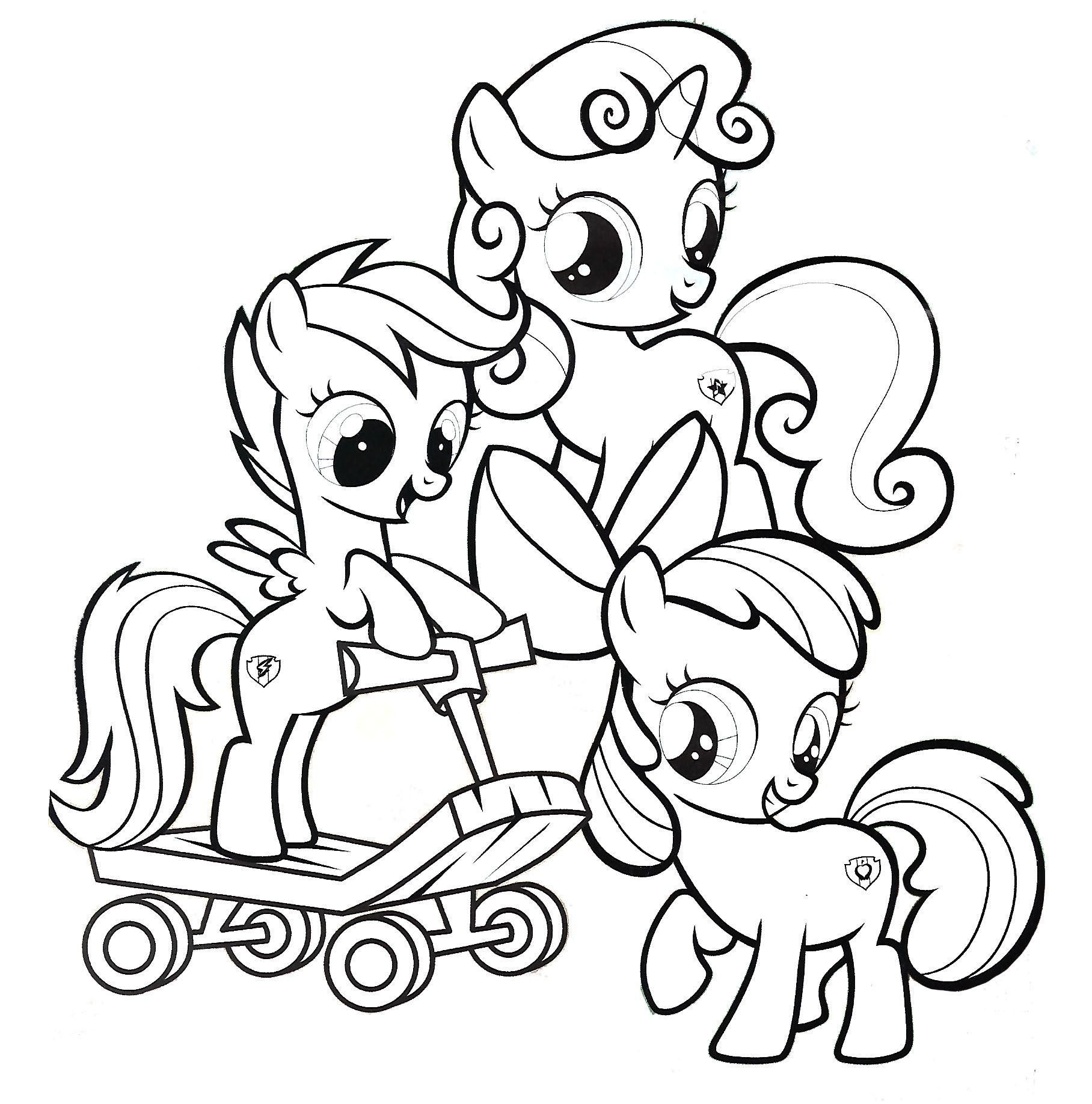 Coloring Pages My Little Pony My Little Pony Coloring 