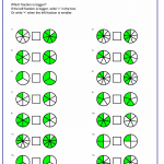 Compare Graphical Fractions Worksheet Free Printable