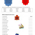 Compound Words Worksheet Free ESL Printable Worksheets