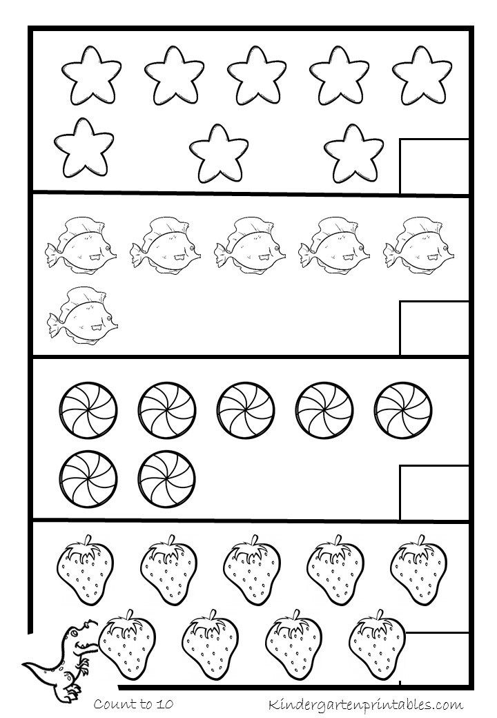 Counting Objects Worksheets 4 Counting Worksheets 