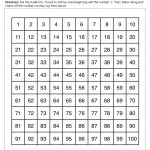 Counting To 100 Assessment Worksheet Have Fun Teaching