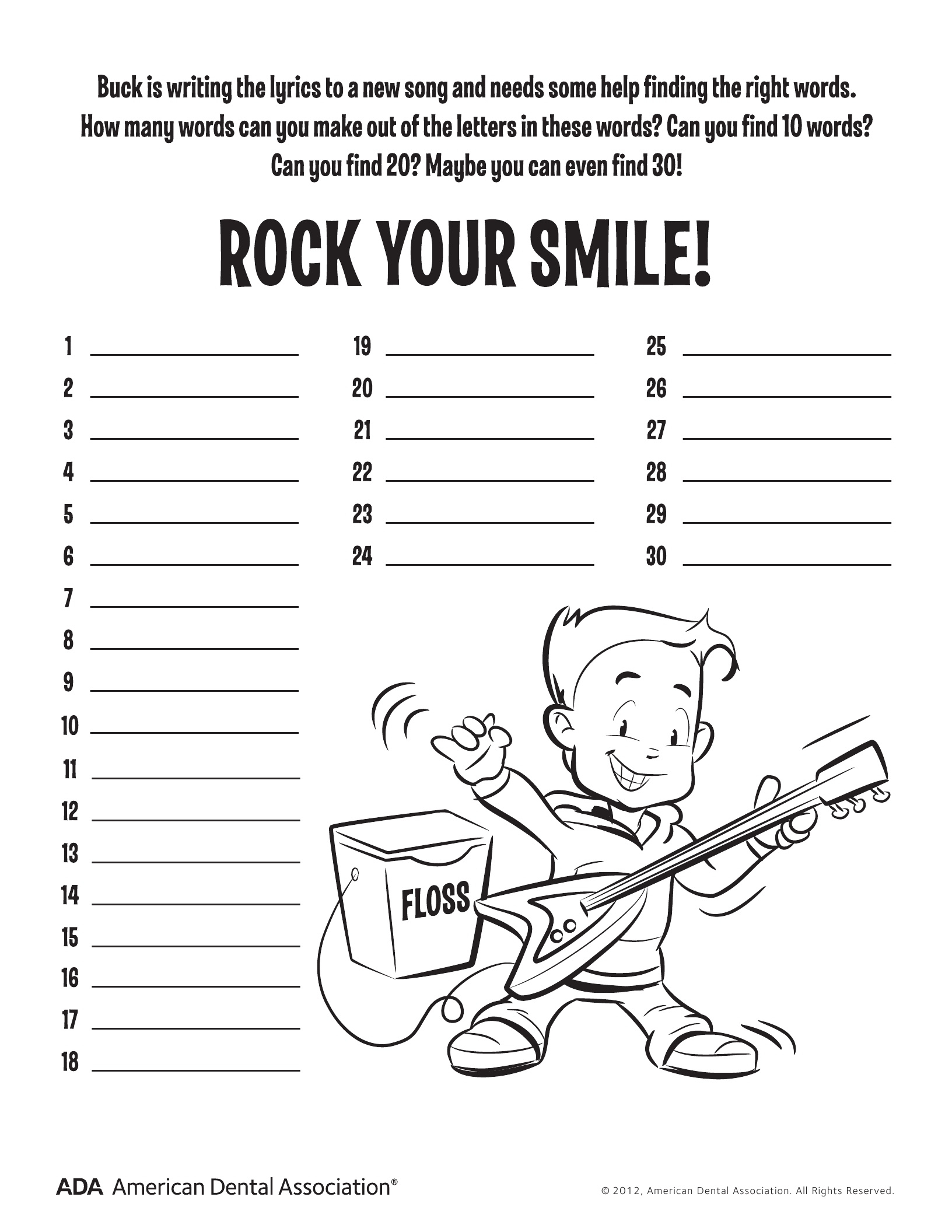 Dental Hygiene Printable Worksheets Forms Worksheets