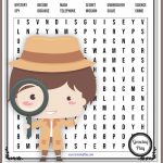 Detective Word Search Puzzle Growing Play Mystery