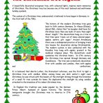 Esl Christmas Reading Comprehension Worksheets  From Easy Christmas Reading Comprehension Worksheets