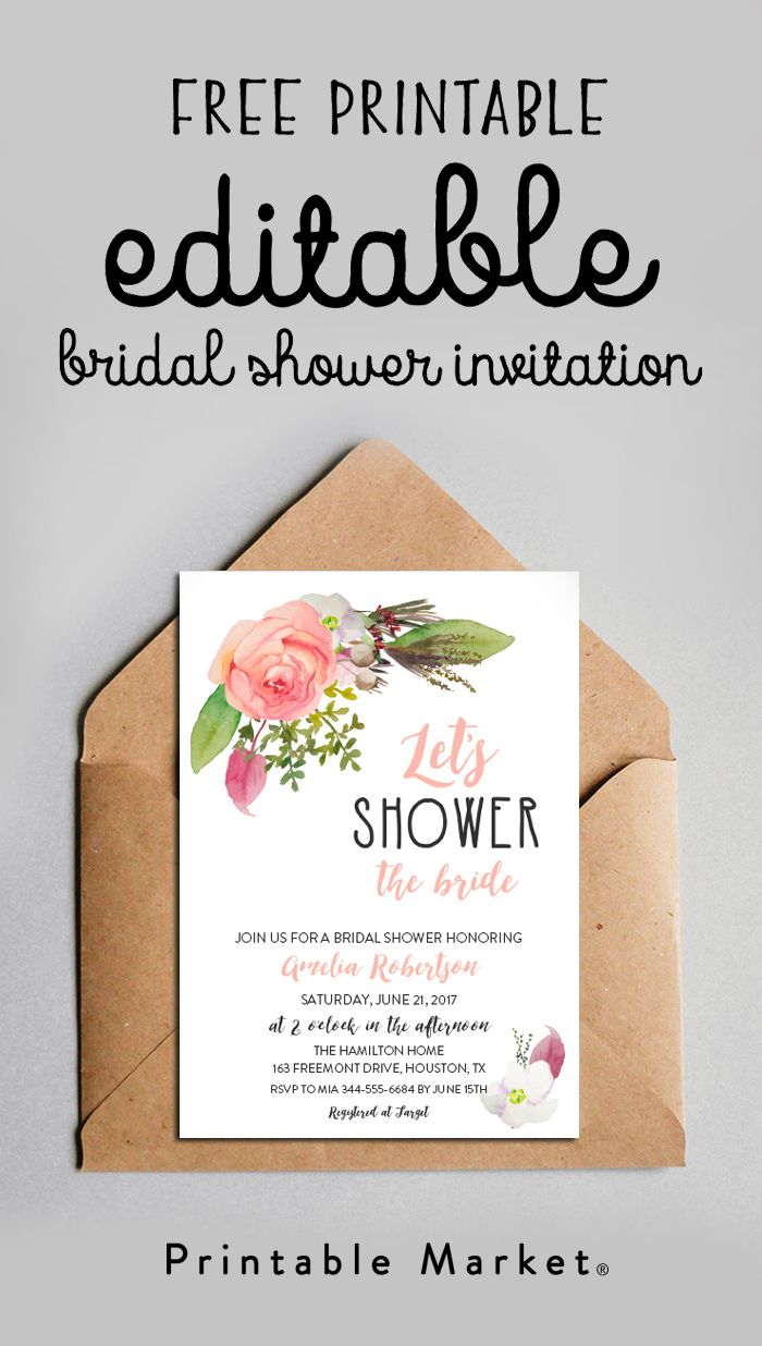 Find The Perfect Printable Printable Market Bridal 