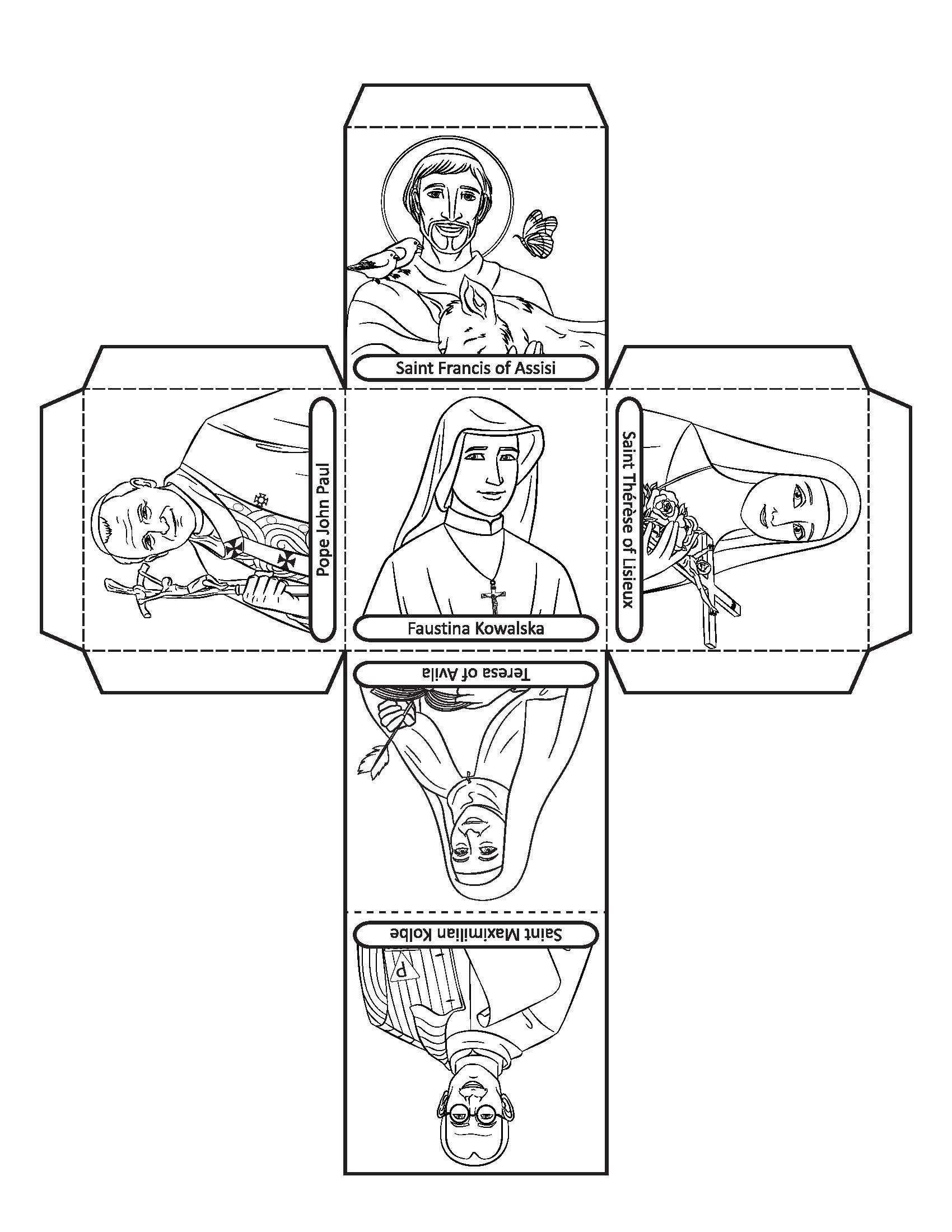 FREE All Saints Day Cube Great Activity For The Kids On 