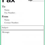 Free Basic Fax Cover Sheet Template PDF Word