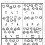 Free Kindergarten Math Number Recognition Worksheet For