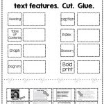 FREE Nonfiction Text Features Matching Activity Text